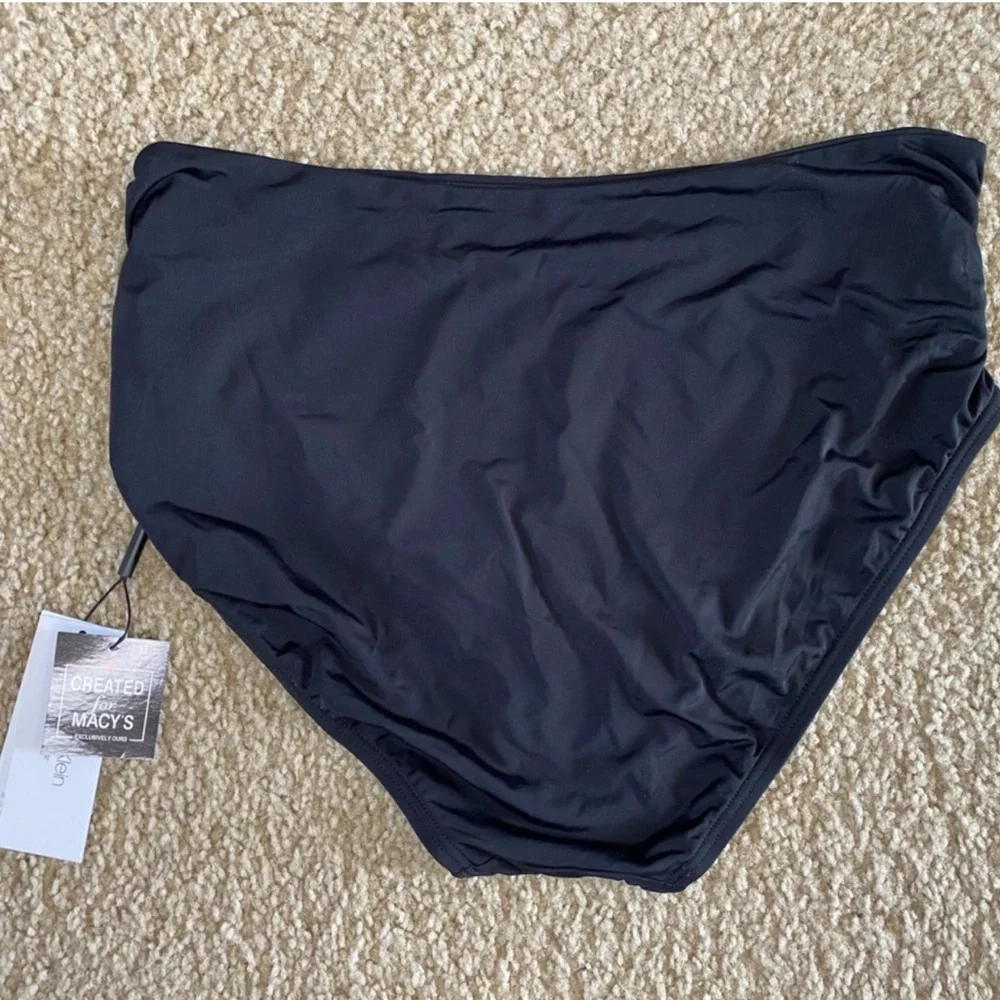 NWT Calvin Klein High Waist Bikini Bottom Size M - Picture 3 of 3